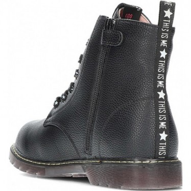 Botas para niña de GARVALIN 241565 mat estrellas NEGRO