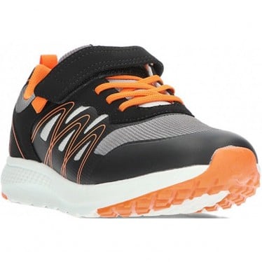 Deportiva para niño de GARVALIN 241821B rejilla NEGRO