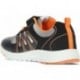Deportiva para niño de GARVALIN 241821B rejilla NEGRO