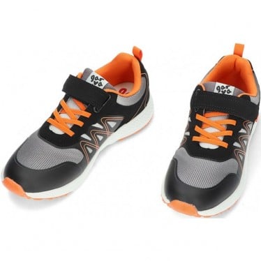 Deportiva para niño de GARVALIN 241821B rejilla NEGRO