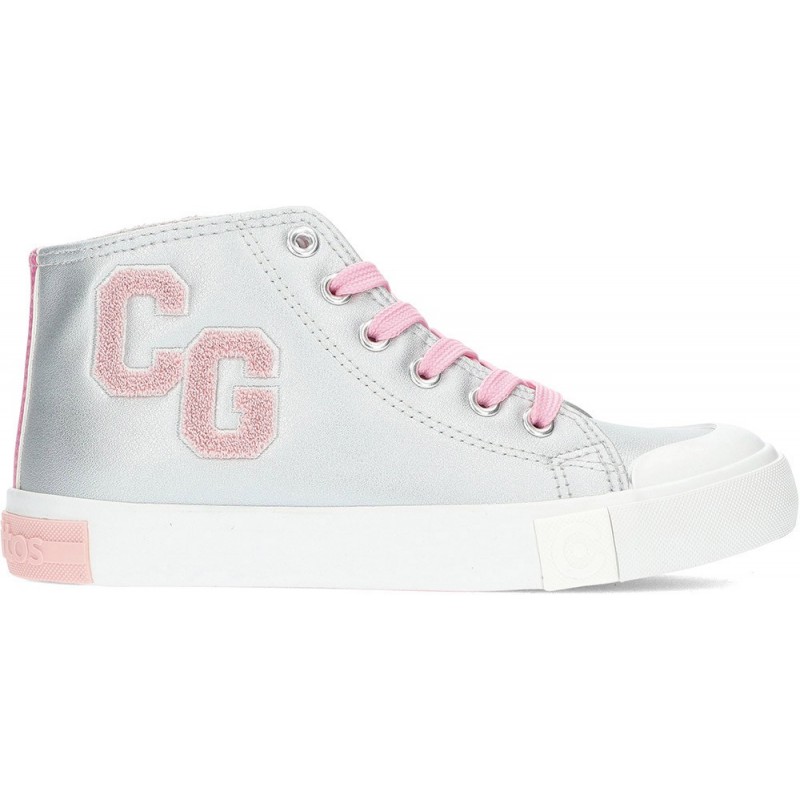 Zapatillas para niña de CONGUITOS 264004G LETTERS_SILVER