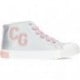 Zapatillas para niña de CONGUITOS 264004G LETTERS_SILVER