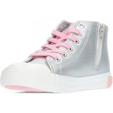Zapatillas para niña de CONGUITOS 264004G LETTERS_SILVER