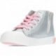 Zapatillas para niña de CONGUITOS 264004G LETTERS_SILVER