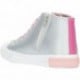 Zapatillas para niña de CONGUITOS 264004G LETTERS_SILVER
