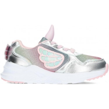 Deportivas para niña de CONGUITOS 261018 con luces UNICORN_SILVER