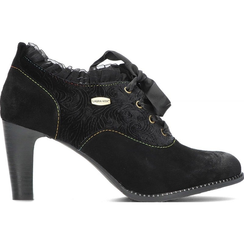 Botines para mujer de LAURA VITA alcbaneo244 NOIR