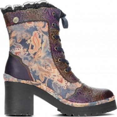 Botines para mujer de LAURA VITA monao14 VIOLET