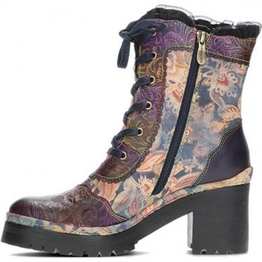 Botines para mujer de LAURA VITA monao14 VIOLET