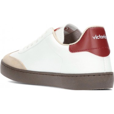 Zapatillas para mujer de VICTORIA 126201 berlín BURDEOS_BLANCO