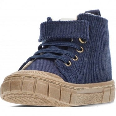 Botin para niño de GARVALIN 241321B pana AZUL