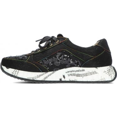 Zapatillas para mujer de LAURA VITA burton11G NOIR