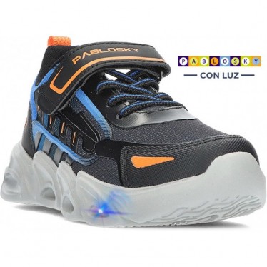 Deportivas para niño de PABLOSKY 978515 nikko BLACK_BLUE
