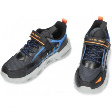 Deportivas para niño de PABLOSKY 978515 nikko BLACK_BLUE