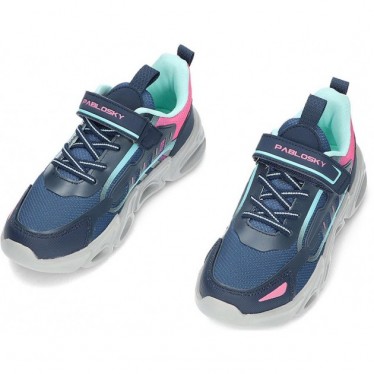 Deportivas para niña de PABLOSKY 978520 nikko NAVY_FUXIA