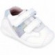 ZAPATILLA BIOMECANICS GLITTER PRIMEROS PASOS 242112 BLANCO
