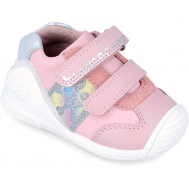 ZAPATILLA BIOMECANICS GLITTER PRIMEROS PASOS 242112 CUARZO