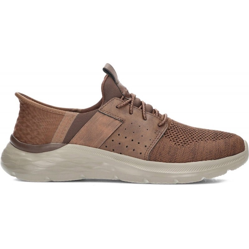 Deportivas para hombre de SKECHERS 210803 newick DARK_BROWN