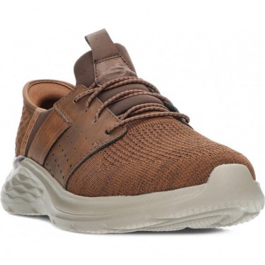 Deportivas para hombre de SKECHERS 210803 newick DARK_BROWN