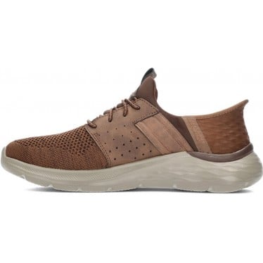 Deportivas para hombre de SKECHERS 210803 newick DARK_BROWN