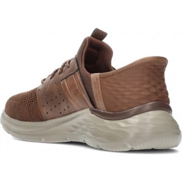 Deportivas para hombre de SKECHERS 210803 newick DARK_BROWN