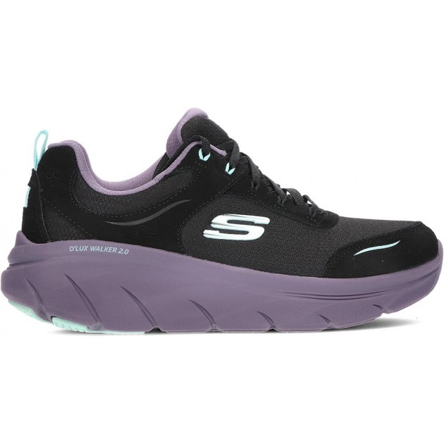 Deportiva para mujer de SKECHERS 150108 walker BLACK_MULTI Deportiva para mujer de SKECHERS 150108 walker BLACK_MULTI