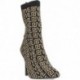 Botín para mujer de EXE SHOES garda521 knit BLACK_BEIGE