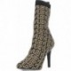 Botín para mujer de EXE SHOES garda521 knit BLACK_BEIGE