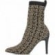 Botín para mujer de EXE SHOES garda521 knit BLACK_BEIGE