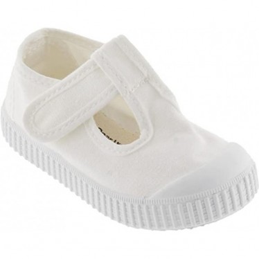 SANDALIAS VICTORIA 136625 LONA UNISEX BLANCO
