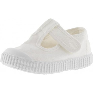 SANDALIAS VICTORIA 136625 LONA UNISEX BLANCO