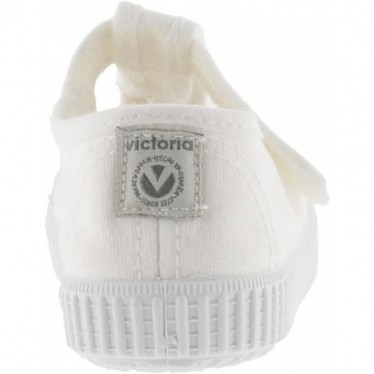SANDALIAS VICTORIA 136625 LONA UNISEX BLANCO
