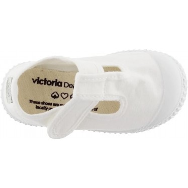 SANDALIAS VICTORIA 136625 LONA UNISEX BLANCO