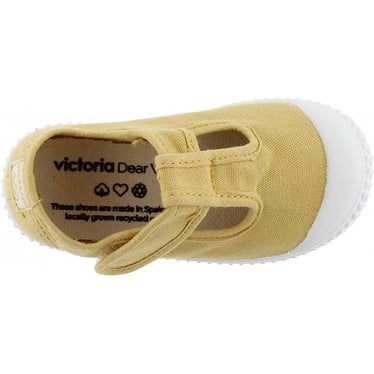 SANDALIAS VICTORIA 136625 LONA UNISEX TRIGO