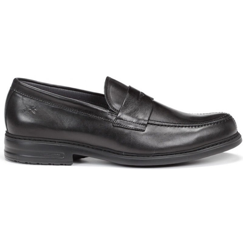 FLUCHOS 8721 SIMON NATURAL MOCASIN HOMBRE NEGRO
