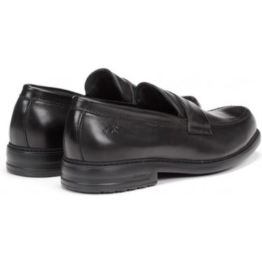 FLUCHOS 8721 SIMON NATURAL MOCASIN HOMBRE NEGRO