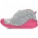 Pantuflas para niña de BIOMECANICS 241151 fieltro GRIS