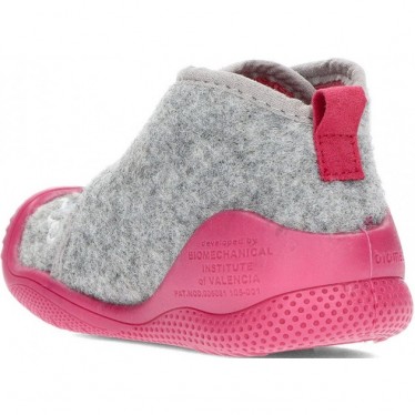 Pantuflas para niña de BIOMECANICS 241151 fieltro GRIS