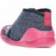 Pantuflas para niña de BIOMECANICS 241151 fieltro AZUL_MARINO