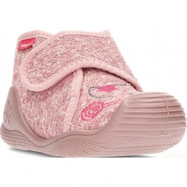 Pantuflas para niña de BIOMECANICS 241152B ROSA