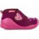 Pantuflas para niña de BIOMECANICS 241151 fieltro CIRUELA