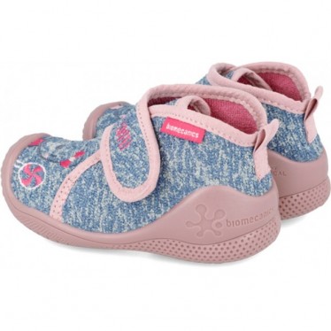 Pantuflas para niña de BIOMECANICS 241152B AZUL