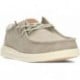 Mocasines para hombre de DUDE 43352 paul classic TAUPE_GREY
