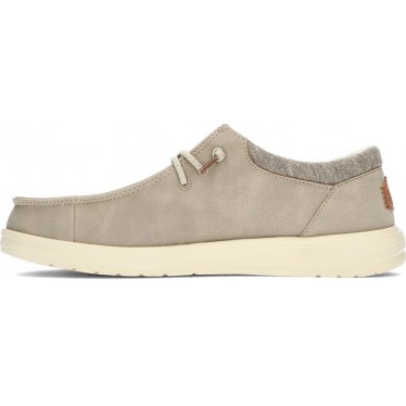 Mocasines para hombre de DUDE 43352 paul classic TAUPE_GREY
