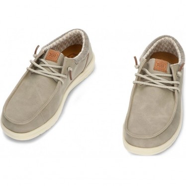Mocasines para hombre de DUDE 43352 paul classic TAUPE_GREY