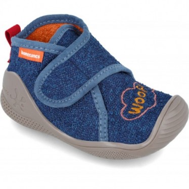 Pantuflas para bebé Biomecanics 241155 Woolf AZUL_MARINO