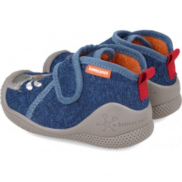 Pantuflas para bebé Biomecanics 241155 Woolf AZUL_MARINO
