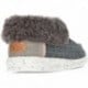 BOTINES DUDE WENDY FOLD STITCH COZY BLACK