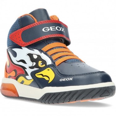 BOTINES AGUILA GEOX J369CB NAVY_ORANGE