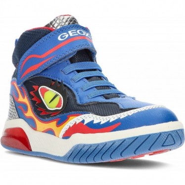 BOTINES GEOX J. INEK DRAGÓN LUMINOSO J369CD ROYAL_RED